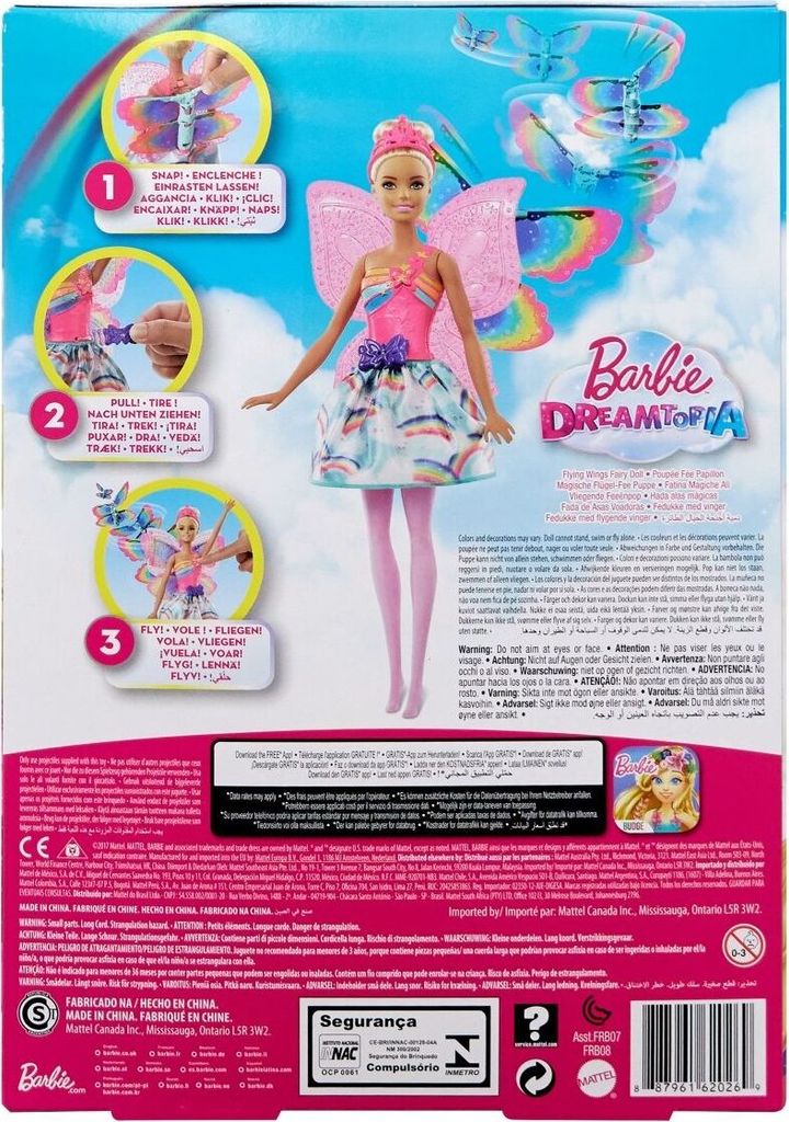 Barbie Dreamtopia Regenbogen-Königreich Magische Flügel-Fee Produktbild 18