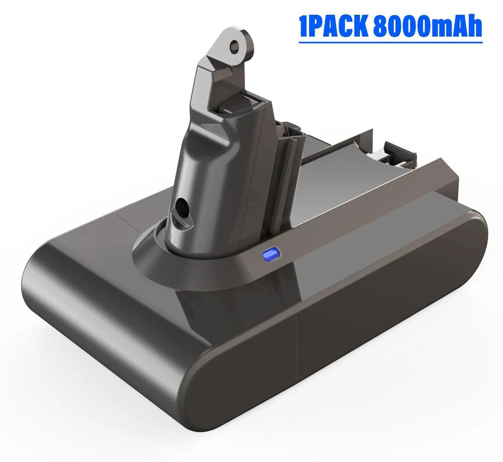 Ersatz Akku für Dyson 6,0 mAh/8,0 mAh Ersatz Akku für Dyson V6 V7 V8 V10 Serie SV12 DC62 SV11 SV10 Handstaubsauger Ersatz Akku.Version:V6 8000Mah