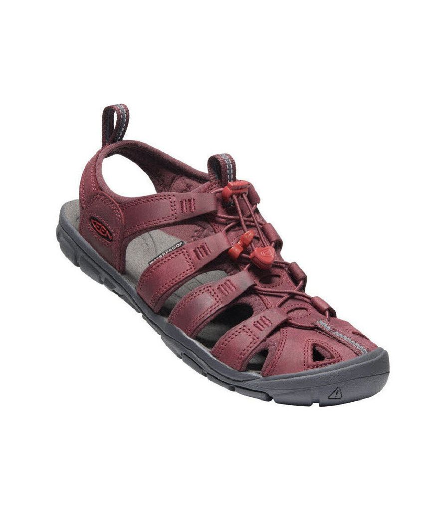KEEN Clearwater CNX Leather Schuhe Damen rot 38