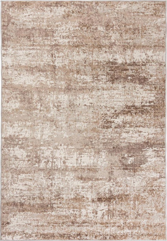 Mazovia Teppich Beige Modern Abstrakt - Wohnzimmer, Schlafzimmer, Esszimmer, Büro, Kurzflor Rechteckig - Zertifikat, Braun - 160 x 230 cm