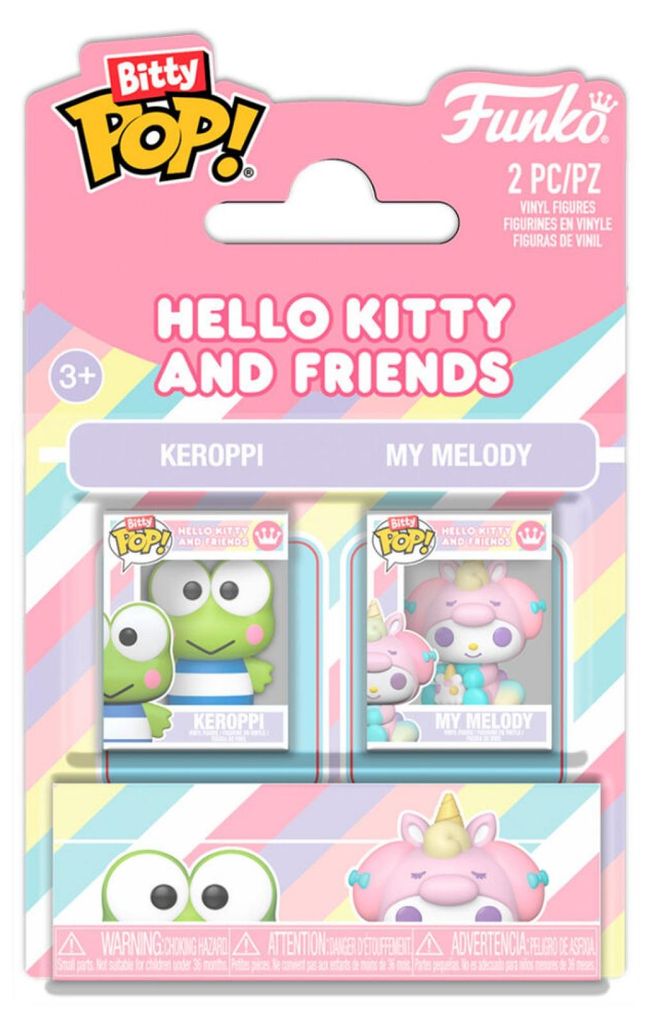 Bitty POP pack 2 figures Hello Kitty and Friends Keroppi & My Melody
