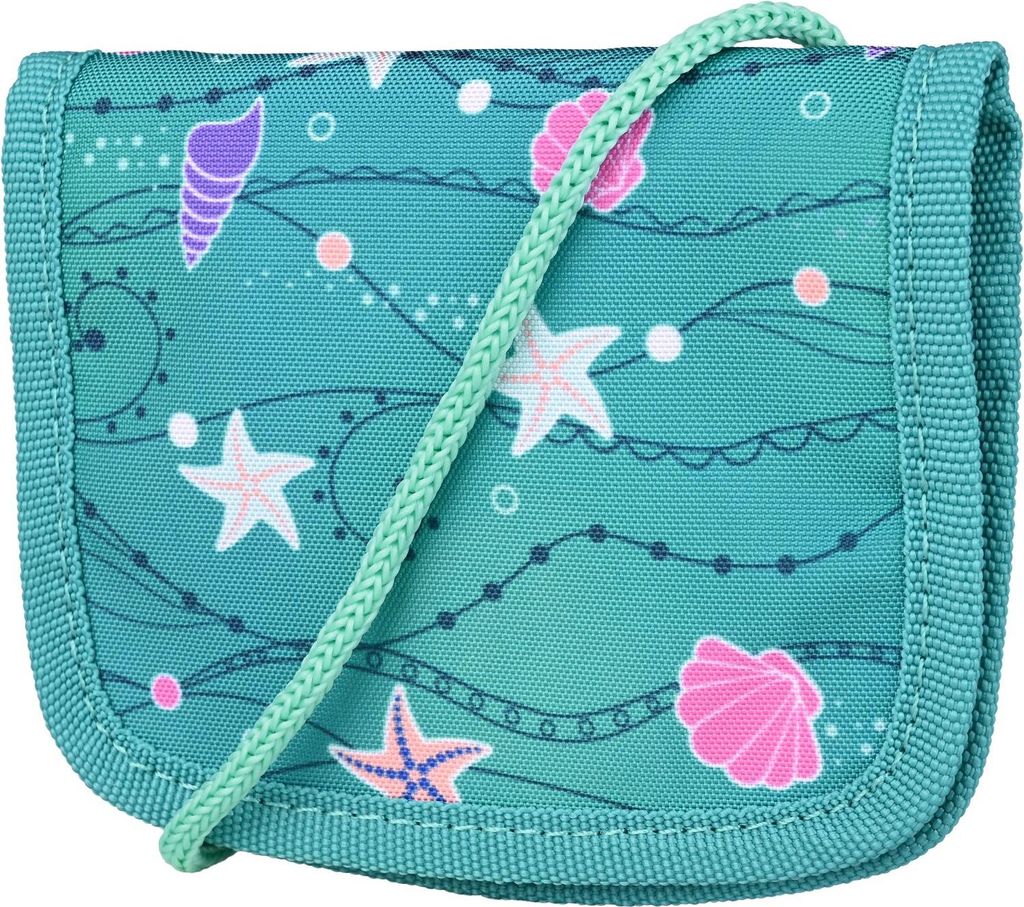 McNeill Brustbeutel Geldbörse Neck Pouch Seafish petrol