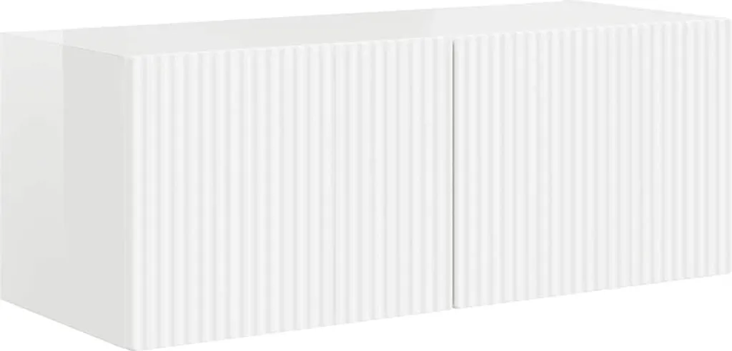 vidaXL mobile TV a parete bianco lucido 60 x 31 x 29,5 cm materiale a base di legno