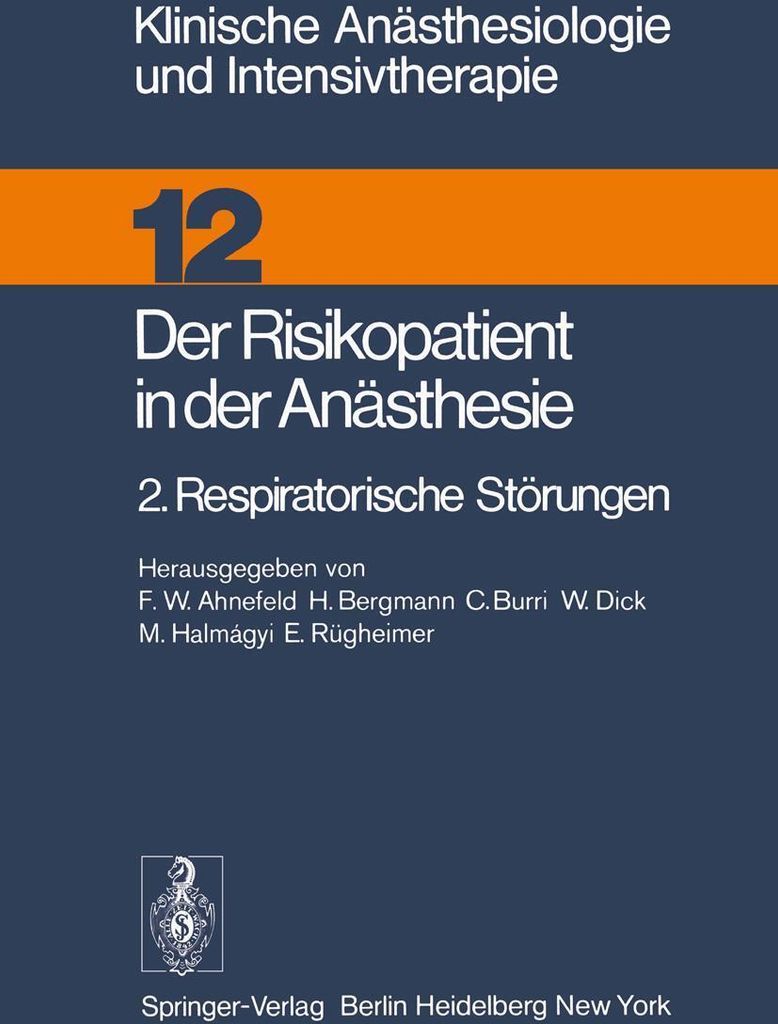Der Risikopatient in der Anästhesie