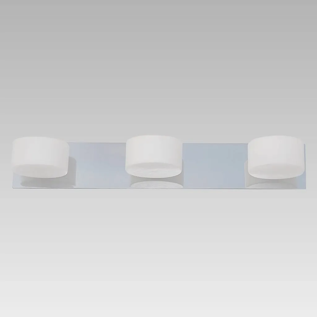 Luminaire de salle de bain EPICCA Applique chromée 3 lumières G9 42cm