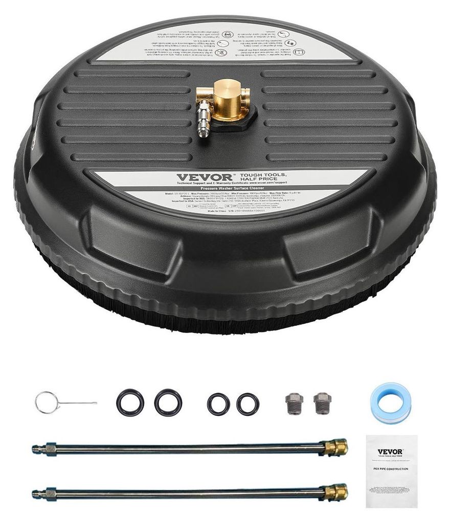 VEVOR 15" Hochdruckreiniger Flächenreiniger, Edelstahl Produktbild 