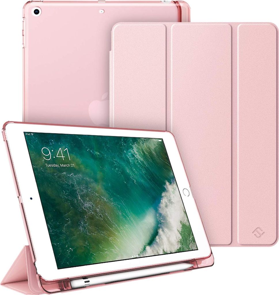 Fintie Hülle mit Pencil Halter für iPad 9.7" 2018/2017 - Produktbild 