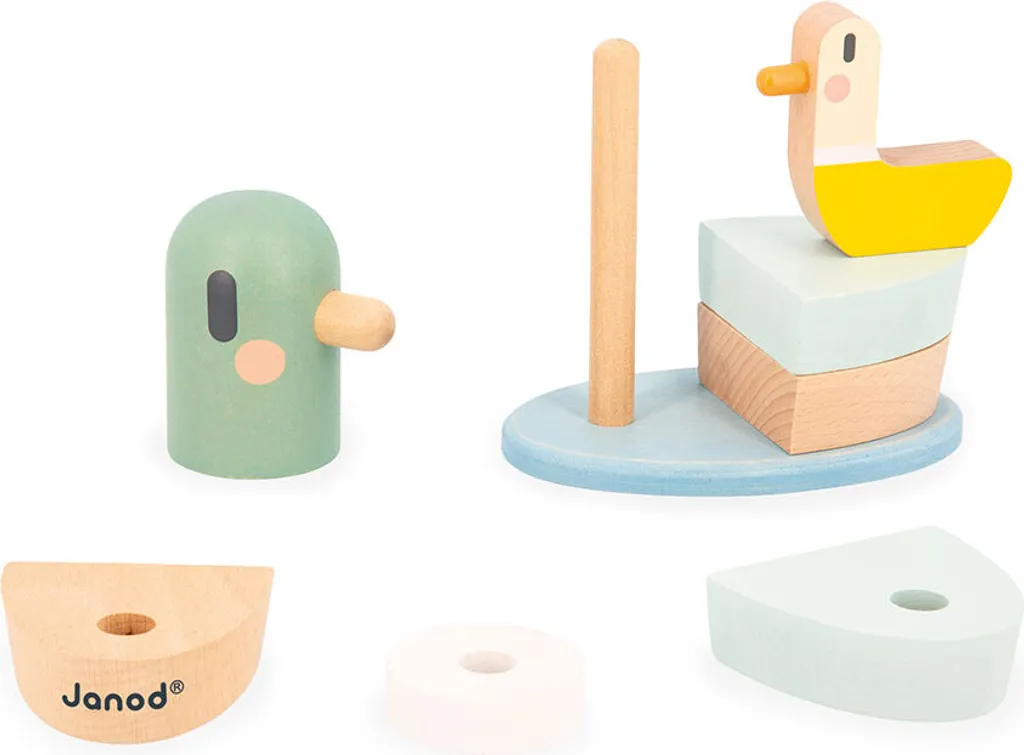 Jouet éducatif Canard Sweet Cocoon Janod en bois certifié durable