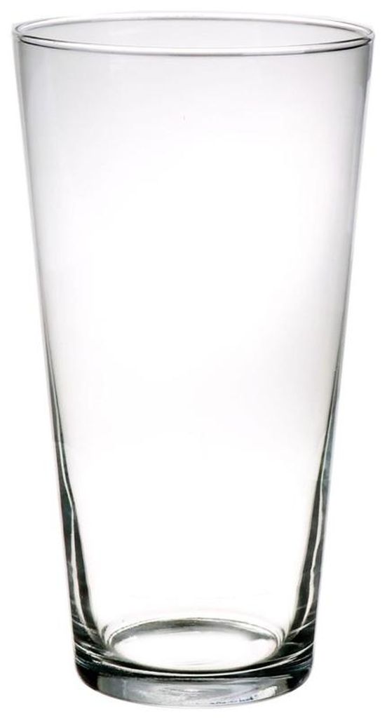 Vase transparent - 30 cm - Glas - Konische Blumenvase Produktbild 