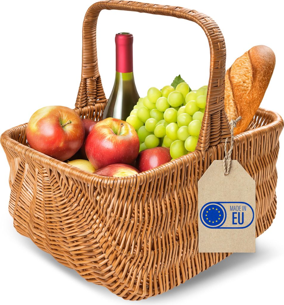 Creative Home Panier de Rangement en Osier Pique-Nique avec Image du produit 