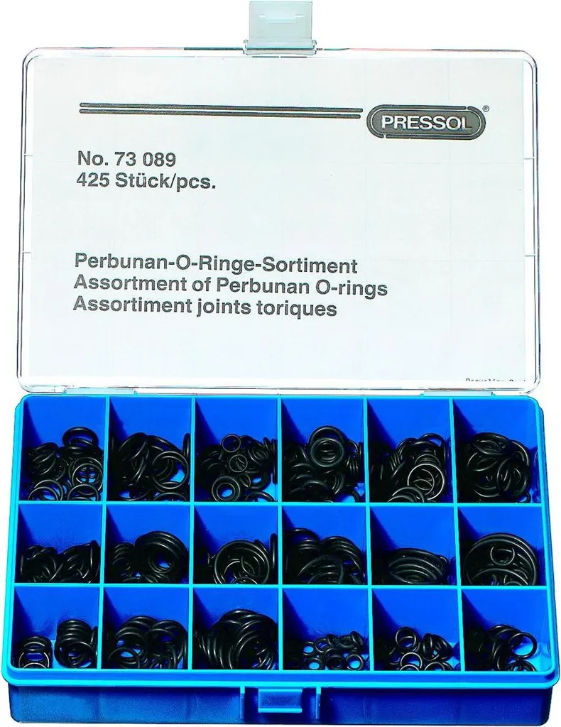 Pressol Kit de joints toriques 425 pièces pour étanchéité industrielle