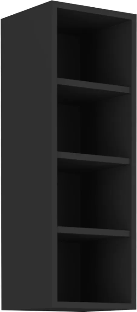 Armoire étroite noire AGAFIJA 30 cm pour ranger sans encombrer le sol