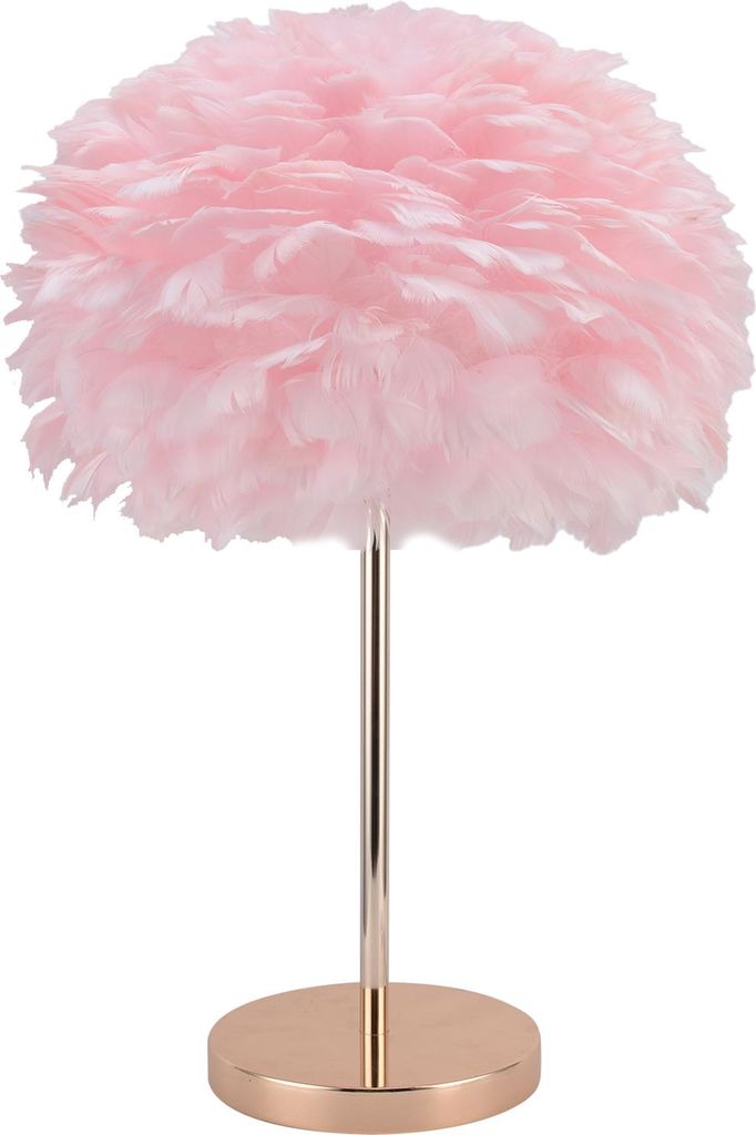 E27 Feather Desk Lamp Stand Modern Table Lamp Holder für Schlafzimmer neben Hochzeit Geburtstag DecorEU Plug 220V