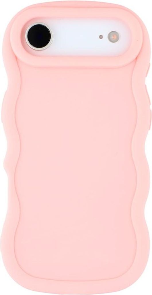 Hülle für Apple iPhone Air - Phonesta Wavy Silikon Back Cover - Rosa