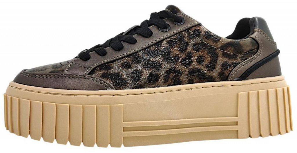 s.Oliver  Damenschuhe sportlicher Schnürer Braun Freizeit Productafbeelding 