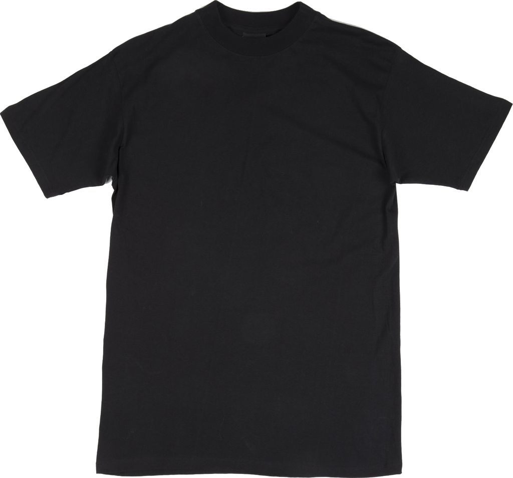 HOM Herren T-Shirts Rundhals Harro Unterhemd Core Business kurzarm Schwarz L