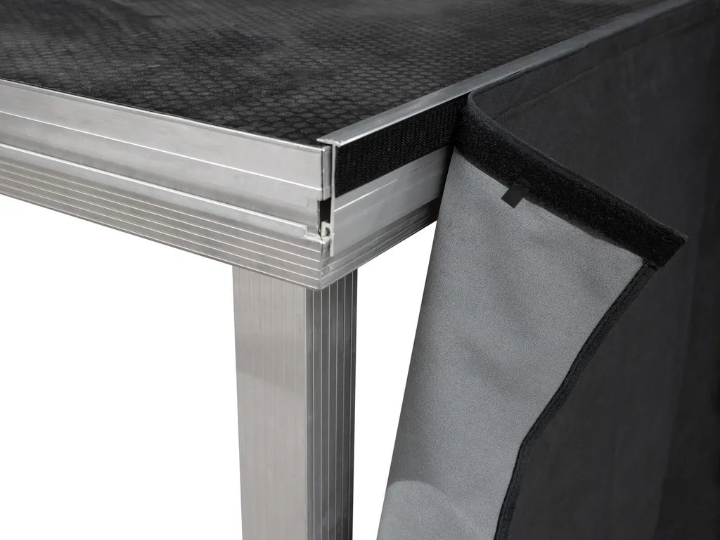 ROADINGER Vorhang Skirt per BE-1 80x200cm - Gonna per Palcoscenico Nera