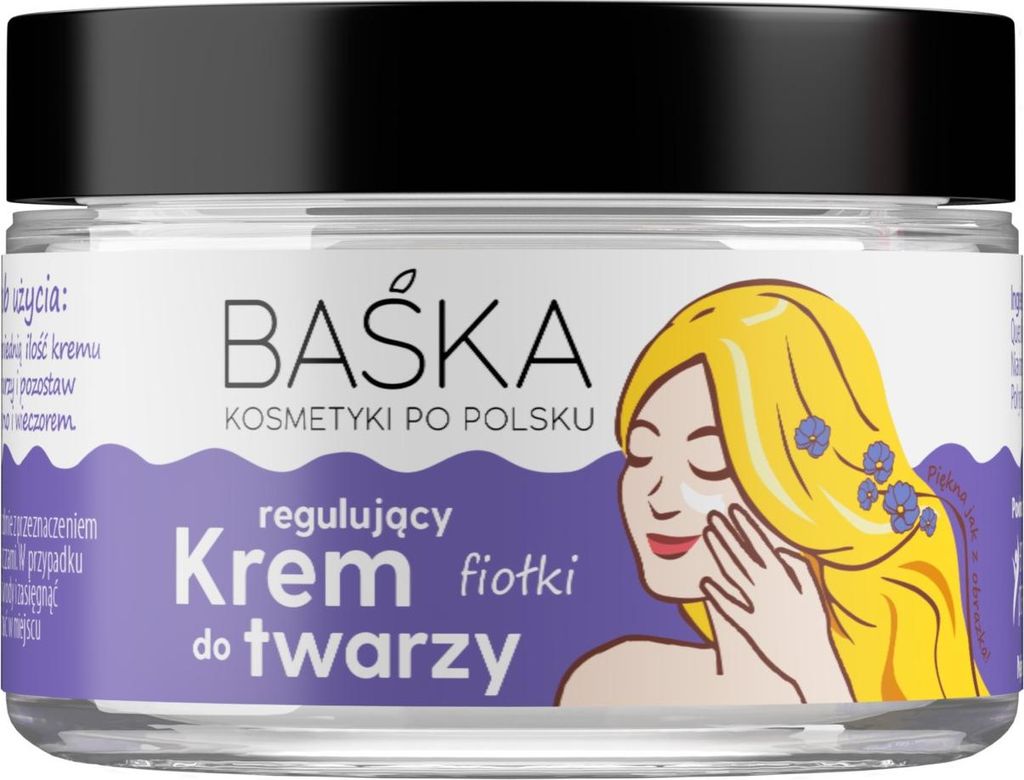 BAŚKA Gesichtscreme - Regulierende Veilchen 50 ml Produktbild 