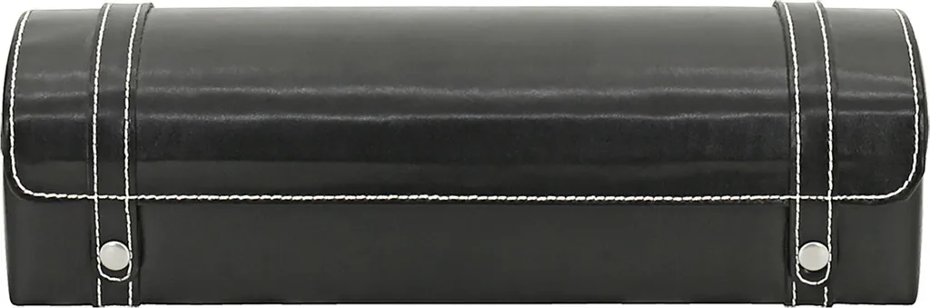 Friedrich23 London 26140-2 - Étui Montres Valise en Cuir Noir 5 Emplacements