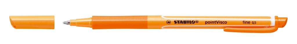 Tintenroller - STABILO pointVisco - Einzelstift - orange Produktbild 