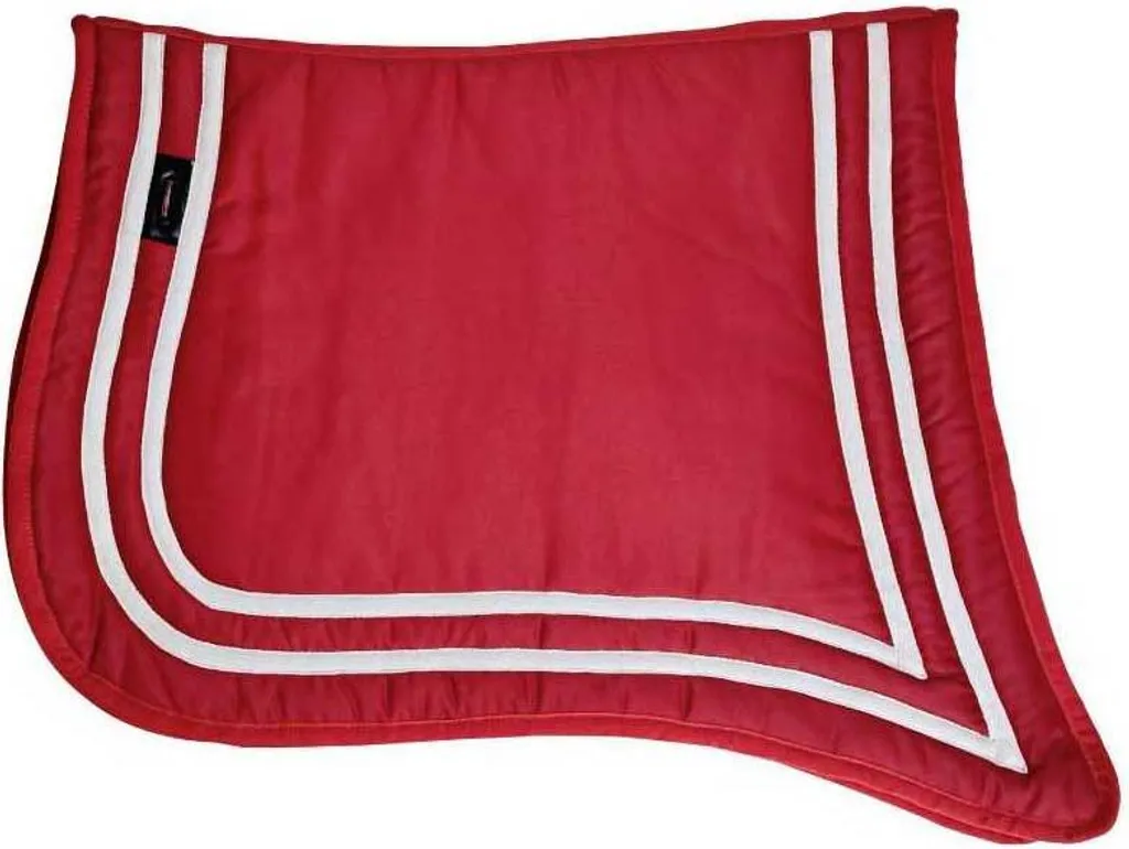 Tapis de selle Gala rouge pour concours et entraînement taille Cheval
