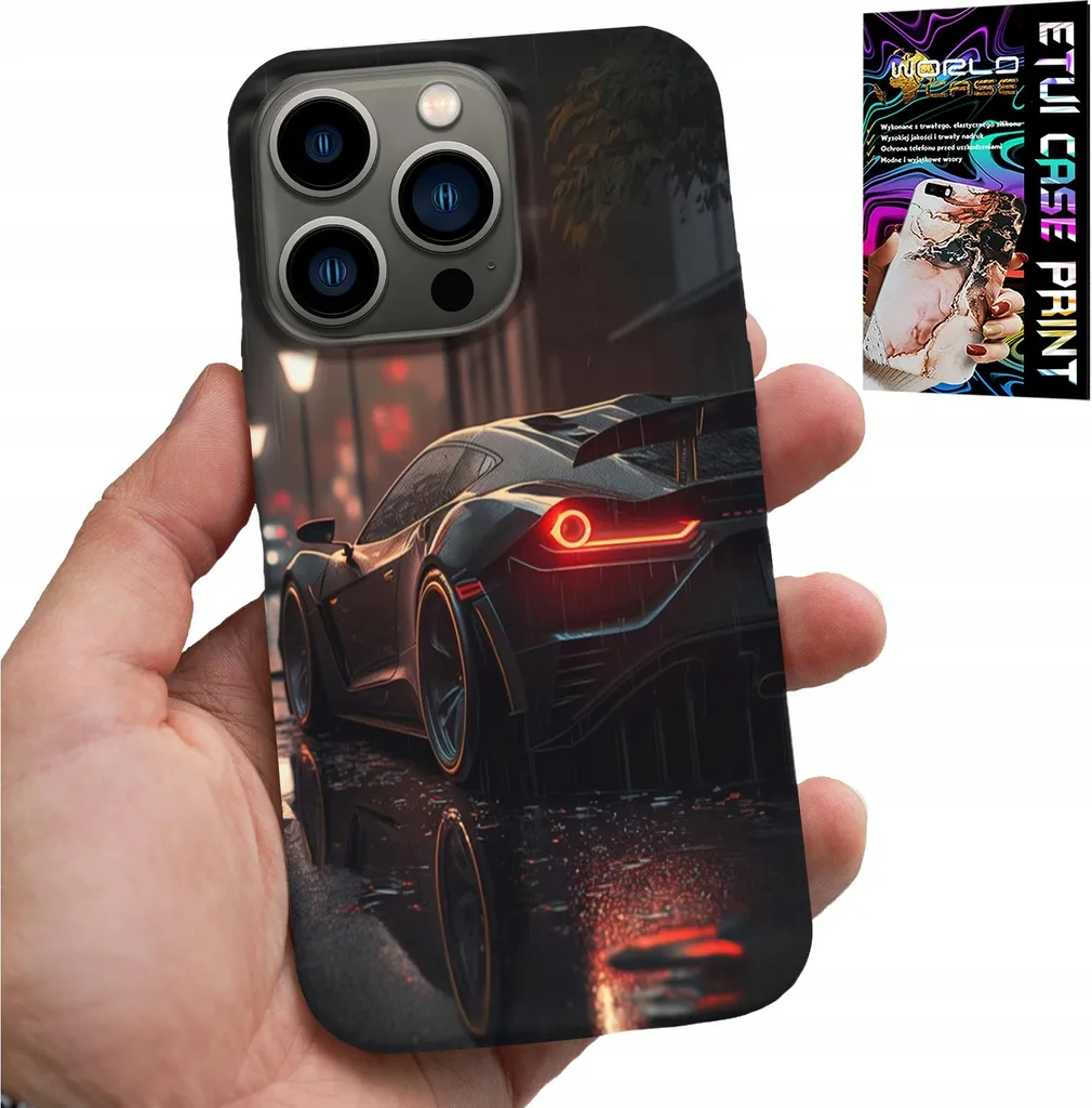 Custodia iPhone 16 Pro Vetro Temperato - Auto Sportive Fan Edition