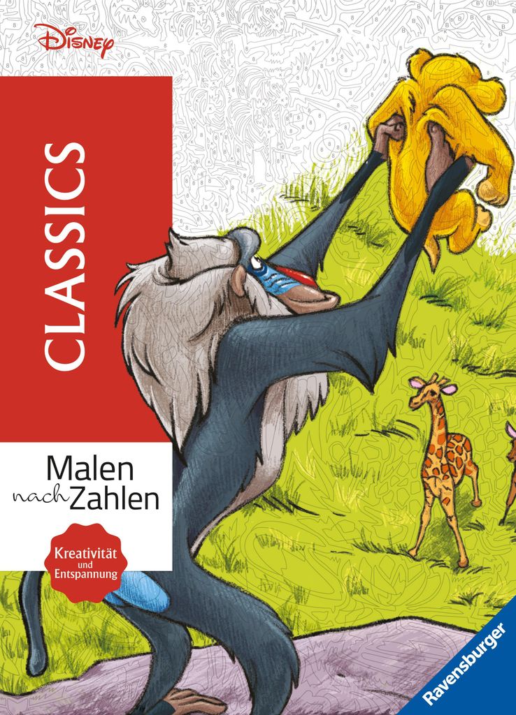 Ravensburger Malen nach Zahlen Disney: Classics - Malbuch Produktbild 