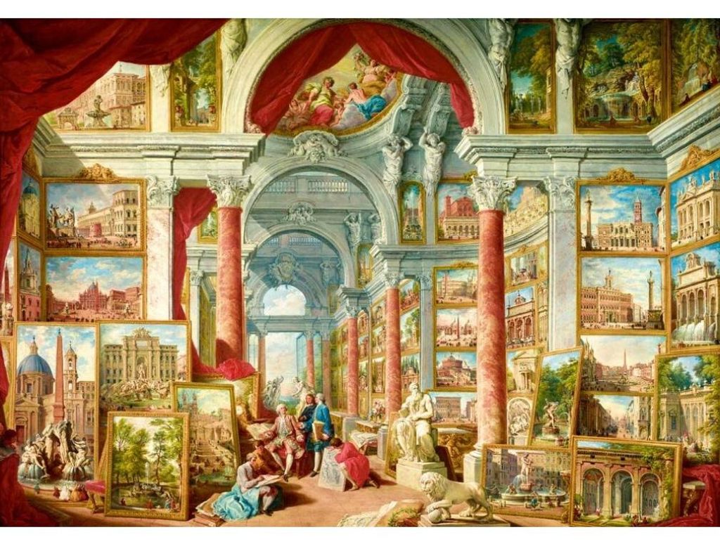 BLUEBIRD Puzzle Bildergalerie mit Ansichten moderner Rm 1000-Dlks