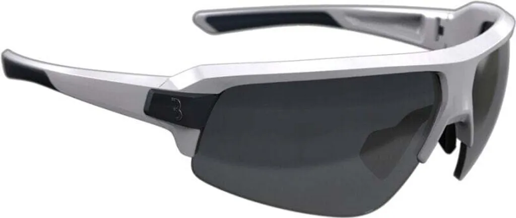 Lunettes BBB Impulse Matte White avec verres magnétiques interchangeables