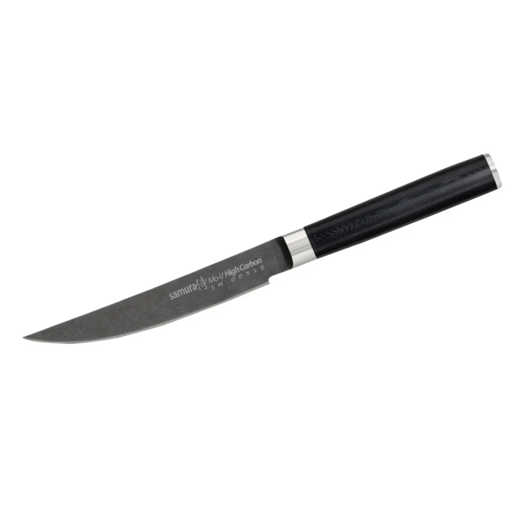 Coltello Bistecca Samura MO-V Stonewash | Idea Regalo Premium Cucina