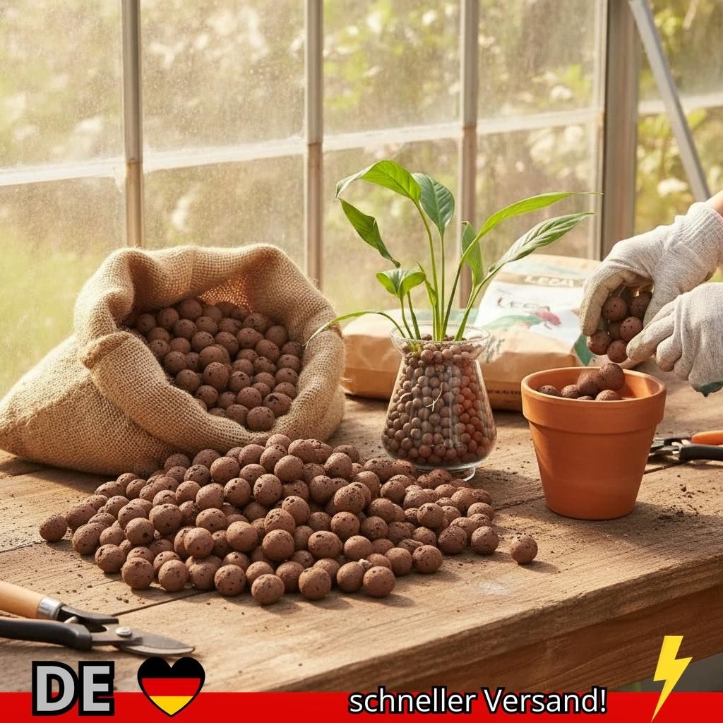 Hydroponische Erweiterte Kieselsteine aus Ton für den Garten – Ovale