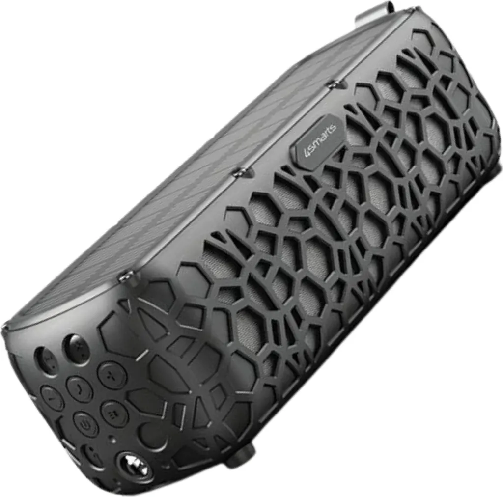 4Smarts Altoparlante Bluetooth Estate senza fine con ricarica solare Nero/Nero 458719