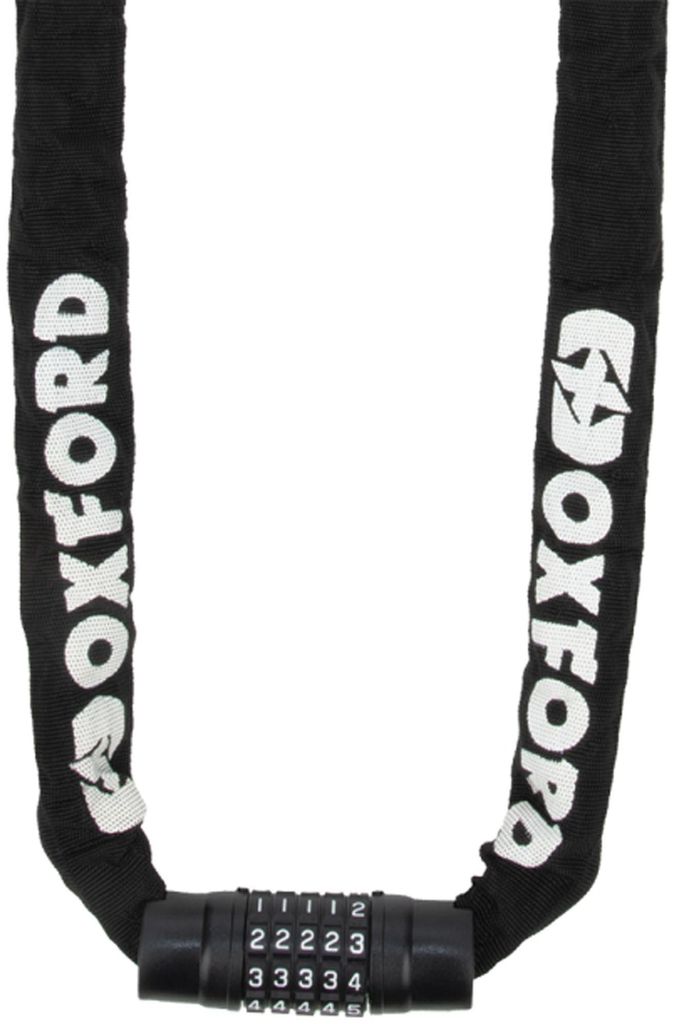 Oxford Combi Chain 8, ketting met slot, 150 cm Productafbeelding 