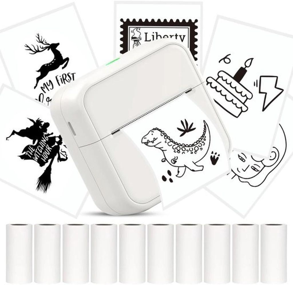 Thermische mini-printer für Fotos und Notizen mit Bluetooth-Verbindung