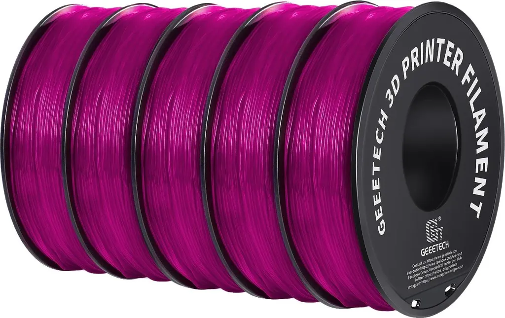 Filament 3D TPU Rose 1.75mm pour Coques de Téléphone et Pièces Souples