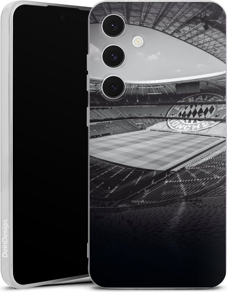 DeinDesign Handyhülle für Samsung Galaxy S24 FE 5G Silikon Hülle Case Smartphone Schutzhülle FC Bayern München FCB Stadion