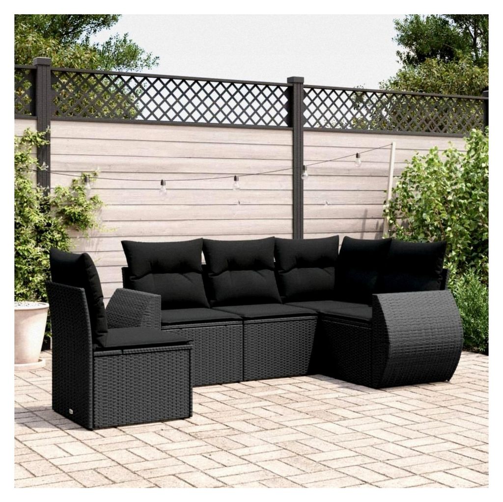 Gartenlounge mit Stauraum für Balkonmöbel