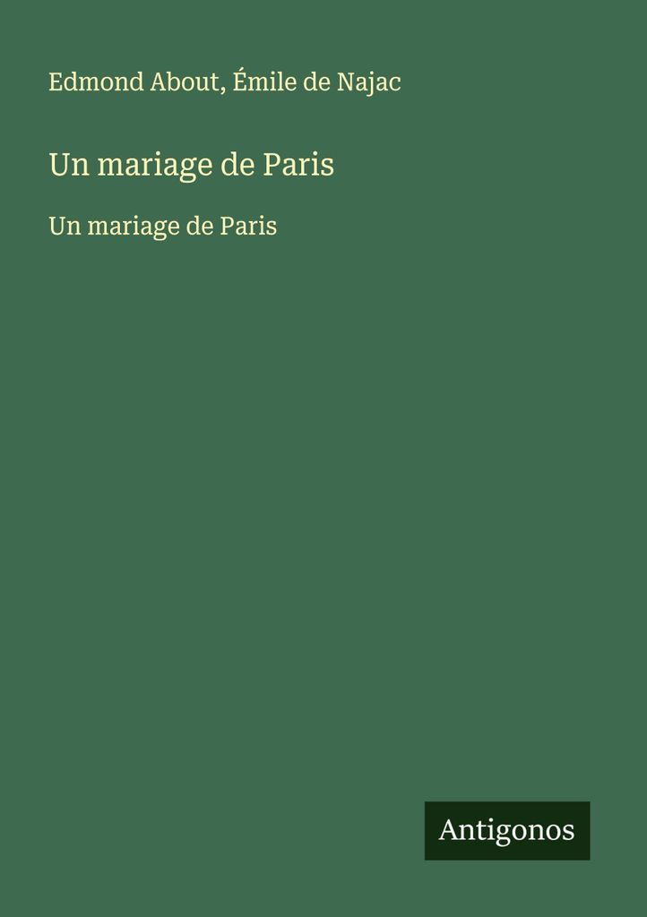 Eine Hochzeit aus Paris