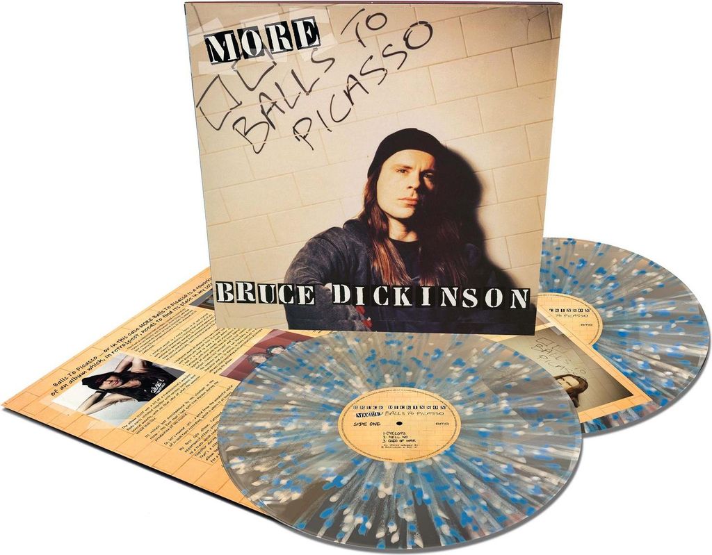 Bruce Dickinson: More Balls To Picasso (Limited Edition) (White & Blue Splatter Vinyl)