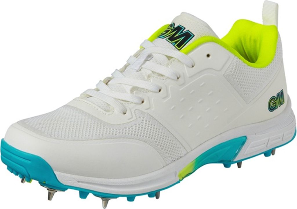 Gunn And Moore - Kinder Kricket-Schuhe "Aion", Gestachelt RD3565 (39 EU) (Weiß/Blau)