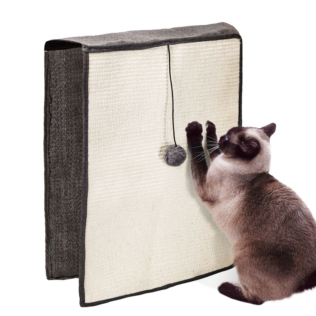 Katzen Kratzmatte Kratzschutz Sofa Sisal Kratzteppich für Katze - Couch Katzenkratzmatte,Linke und rechte Armlehnen können verwendet Werden