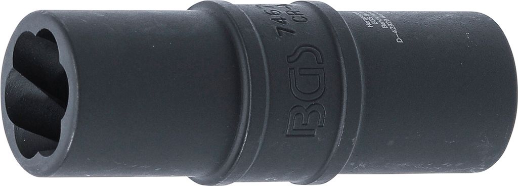 BGS technic Special Impact Double-Sided Socket 17 mm, 166 mm, 166 g