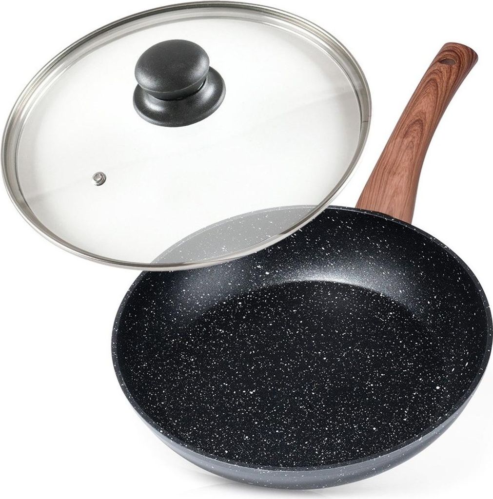 Vilde | Patelnia ze szklaną pokrywką Ø 24 cm - Aluminium - Zdjęcie produktu 