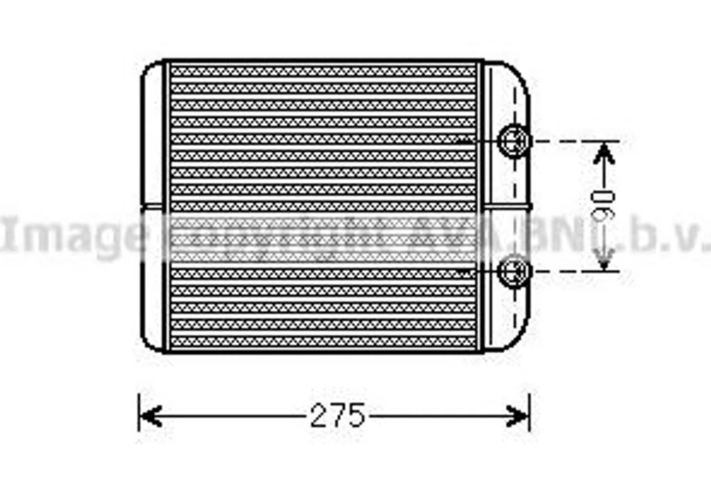 Échangeur Thermique Habitacle 7L0819031 pour Touareg et Amarok V6