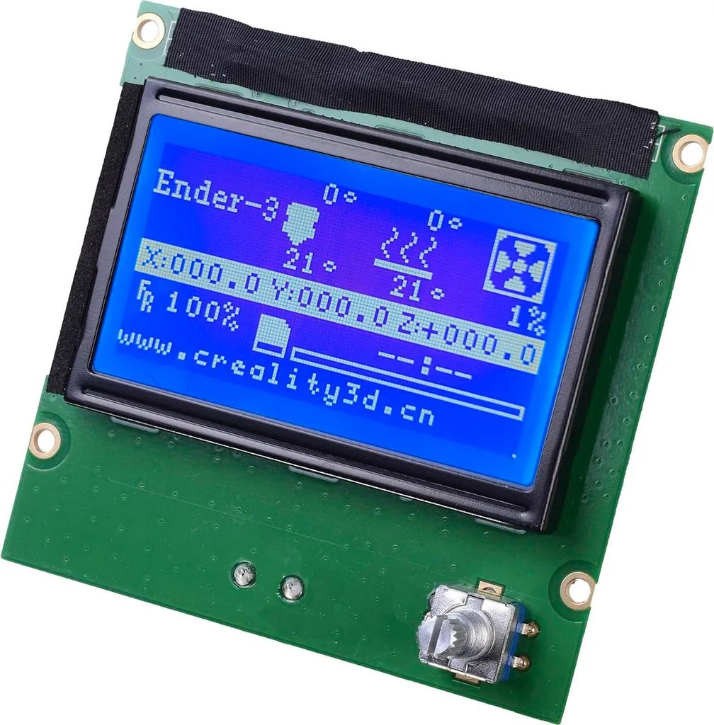 Écran LCD 12864 Haute Résolution Compatible Ender 3 et Ender 3X - 3