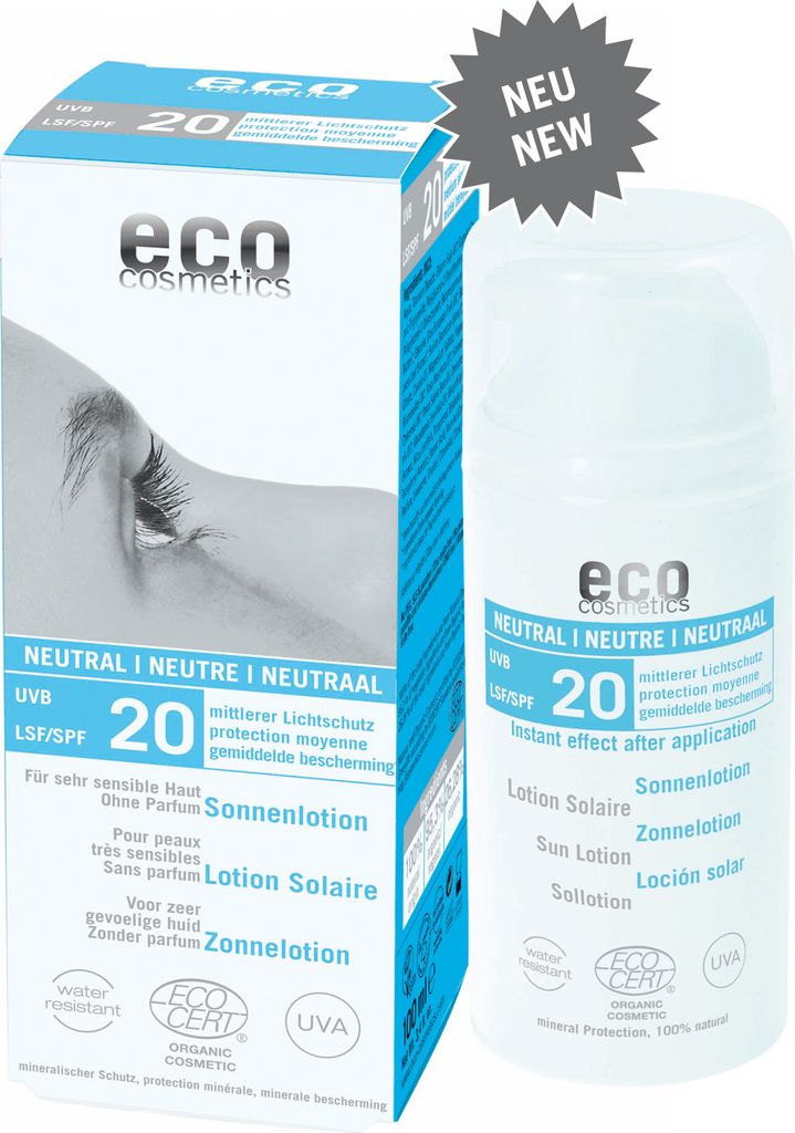 eco cosmetics Sonnenlotion neutral LSF 20 - 100 ml