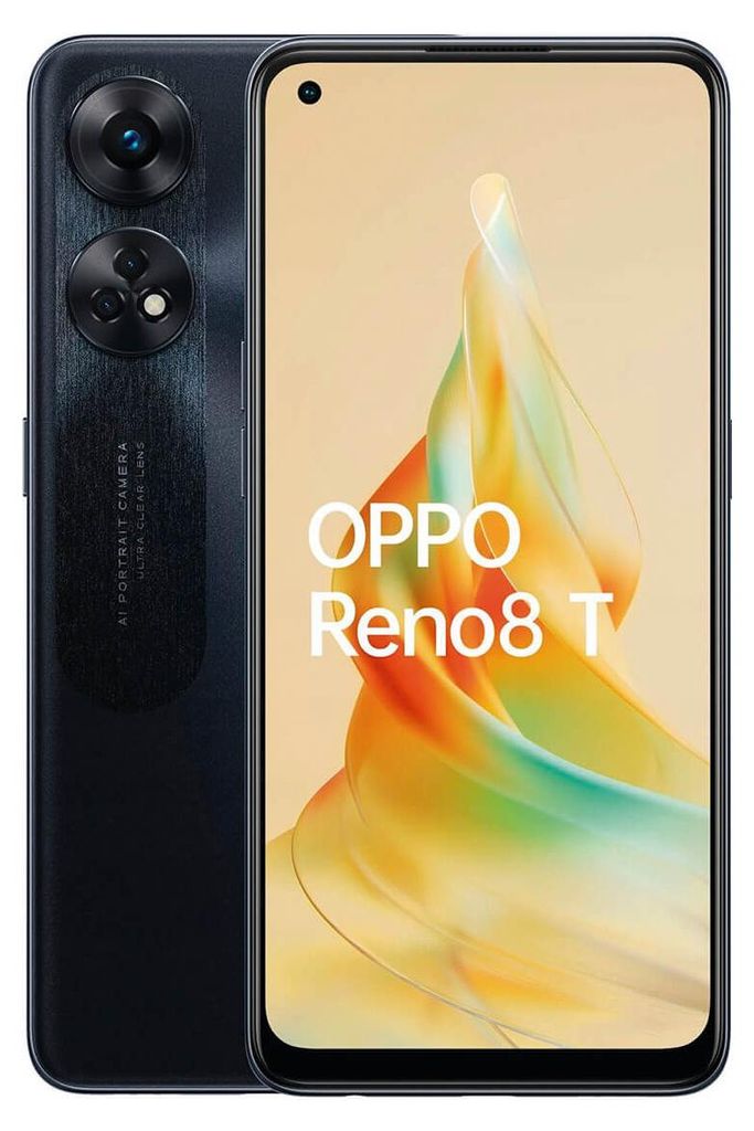 OPPO Reno8T 8GB/128GB Czarny (Black Starlight) Dual SIM Zdjęcie produktu 