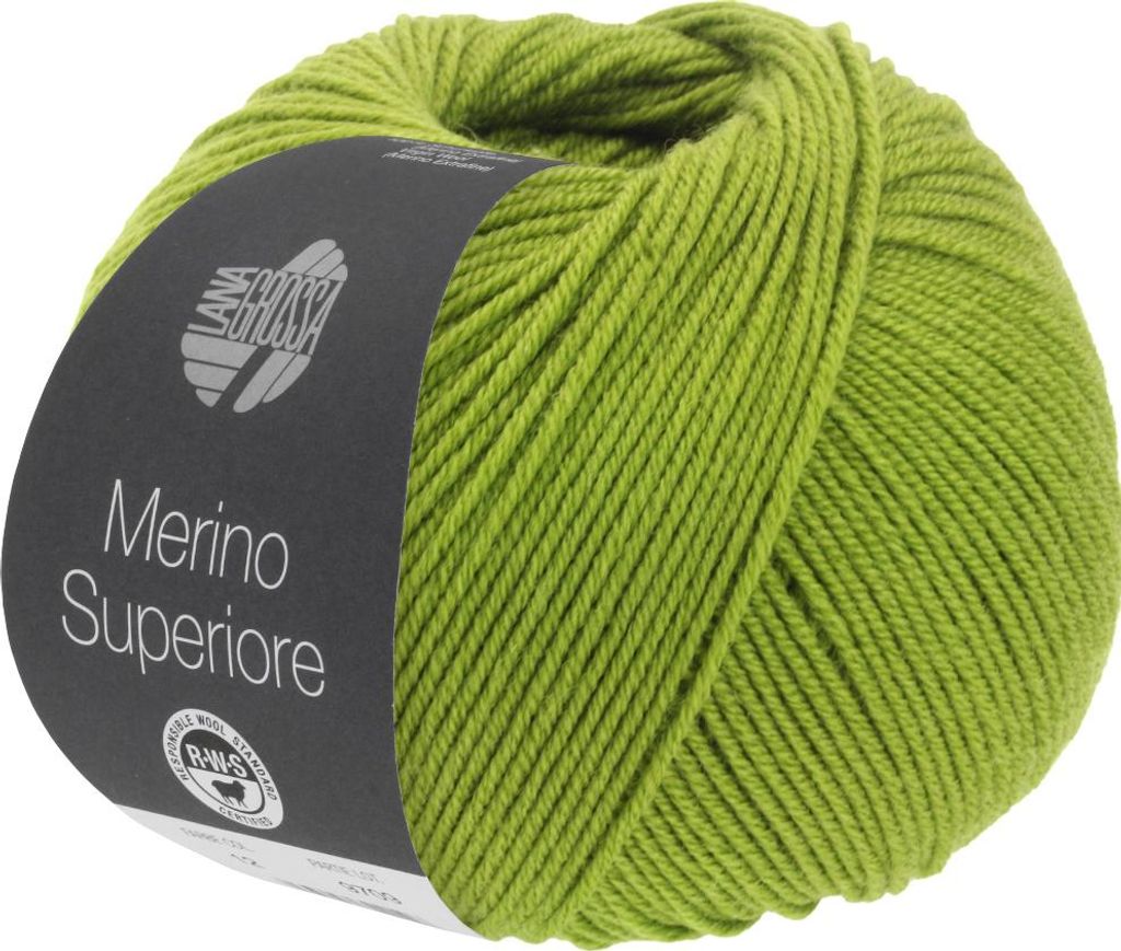 Lana Grossa Merino Superiore 014 Blattgrün 50g Produktbild 
