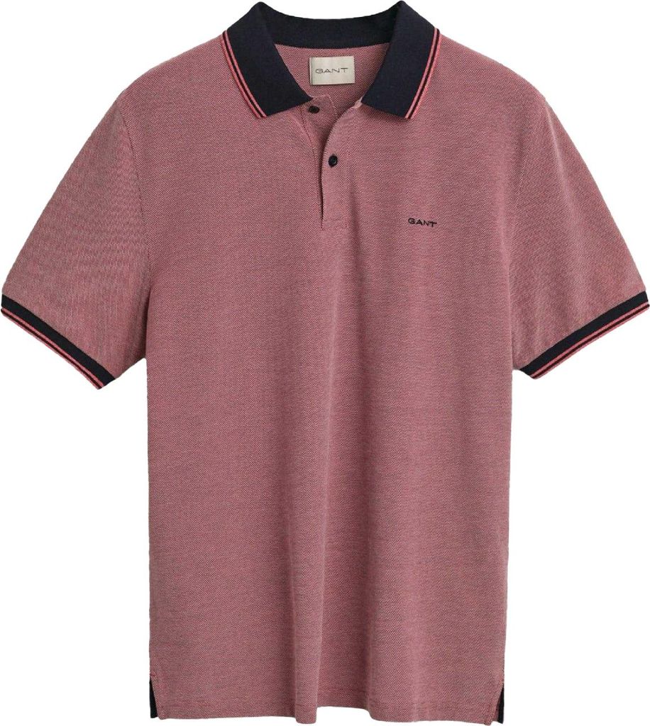 Gant - "4-Color" Poloshirt für Herren, Piqué GT11755 (L) (Rot)