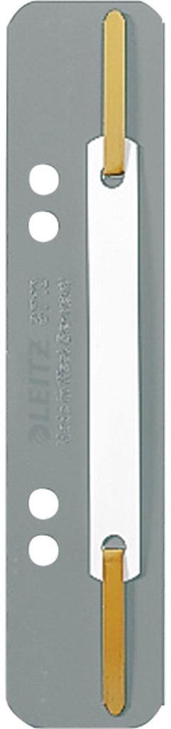 25 Heftstreifen PP grau Leitz 3710